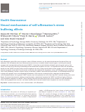 Cover page: Neural Mechanisms of Self-Affirmation’s Stress Buffering Effects