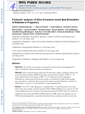 Cover page: Proteomic analyses of Urine Exosomes reveal New Biomarkers of Diabetes in Pregnancy