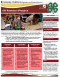 Cover page: 4-H Robotics Project