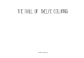 Cover page: The Hall Of Twelve Columns