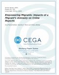 Cover page: Empowering Migrants: Impacts of a Migrant’s Amnesty on Crime Reports
