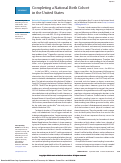 Cover page: Completing a National Birth Cohort in the United States