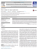 Cover page: Elastic sealants for surgical applications