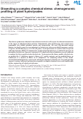 Cover page: Dissecting a complex chemical stress: chemogenomic profiling of plant hydrolysates.