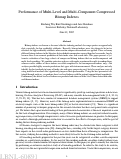 Cover page: Performances of Multi-Level and Multi-Component Compressed Bitmap Indices