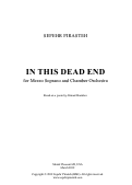 Cover page: In This Dead End