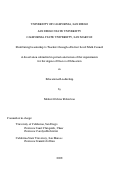 Cover page: Distributing leadership to teachers through a District Level Math Council