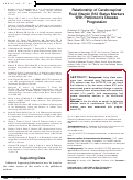 Cover page: Relationship of Cerebrospinal Fluid Vitamin B12 Status Markers With Parkinson's Disease Progression