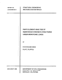 Cover page: Finite Element Analysis of Reinforced Concrete Structures Under Monotonic Loads