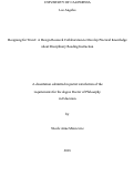 Cover page: Designing for Travel: A Design Research Collaboration to Develop Practical Knowledge about Disciplinary Reading Instruction