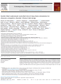 Cover page: Double blind randomized controlled trial of deep brain stimulation for obsessive-compulsive disorder: Clinical trial design