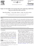 Cover page: Improved streamflow forecasting using self-organizing radial basis function artificial neural networks