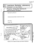 Cover page: PIECEWISE SAMPLING METHOD FOR REACTING GAS FLOWS