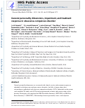 Cover page: General personality dimensions, impairment and treatment response in obsessive–compulsive disorder