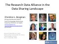 Cover page: Research Data Alliance in the Science Data-Sharing Landscape