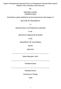 Cover page: Impact of Hospital and Nursing Factors on Hospitalized Traumatic Brain Injured Patients' Care Transitions ad Outcomes