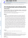 Cover page: Three Newly Approved Drugs for Chronic Lymphocytic Leukemia: Incorporating Ibrutinib, Idelalisib, and Obinutuzumab into Clinical Practice