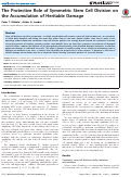 Cover page: The Protective Role of Symmetric Stem Cell Division on the Accumulation of Heritable Damage