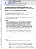 Cover page: Understanding relationships between posttraumatic stress disorder symptoms, binge-eating symptoms, and obesity-related quality of life: the role of experiential avoidance