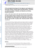 Cover page: EUS and related technologies for the diagnosis and treatment of pancreatic disease: research gaps and opportunities—Summary of a National Institute of Diabetes and Digestive and Kidney Diseases workshop