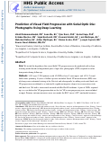 Cover page: Prediction of visual field progression with serial optic disc photographs using deep learning.