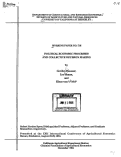 Cover page: Political-economic processes and collective decision making