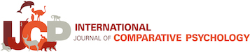 International Journal of Comparative Psychology banner