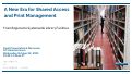 Cover page of A New Era for Shared Access and Print Management - From Regional to Systemwide Library Facilities