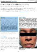 Cover page: Familial multiple basaloid follicular hamartoma