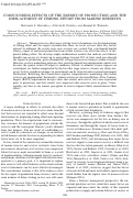 Cover page: Confounding effects of the export of production and the displacement of fishing effort from marine reserves