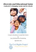 Cover page: Diversity and Educational Gains: a plan for a changing county and its schools