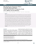 Cover page: Best Practices for Progressive Return to Activity after Concussion: Lessons Learned from a Prospective Study of U.S. Military Service Members