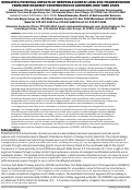 Cover page: Mitigating potential impacts of herpetile habitat loss and fragmentation from new roadway construction in Southern New York state