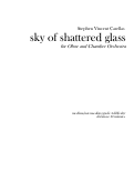 Cover page: Sky of Shattered Glass