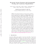 Cover page: Longitudinal Pooling &amp; Consistency Regularization to Model Disease Progression From MRIs