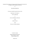 Cover page: Independent Study Strategies for Learning about the Cardiovascular System from Text: A Comparison of Self-explanation and Drawing