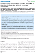Cover page: Epidemiology of Dengue Virus in Iquitos, Peru 1999 to 2005: Interepidemic and Epidemic Patterns of Transmission