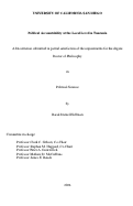 Cover page: Political accountability at the local level in Tanzania