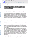 Cover page: Incremental Benefit of Achieving Endoscopic and Histologic Remission in Patients With Ulcerative Colitis: A Systematic Review and Meta-Analysis