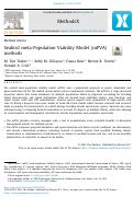 Cover page: Seabird meta-Population Viability Model (mPVA) methods.