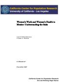 Cover page: Women's Work and Women's Health in Mexico: Understanding the links