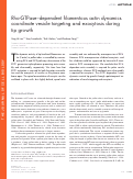 Cover page: Rho-GTPase–dependent filamentous actin dynamics coordinate vesicle targeting and exocytosis during tip growth