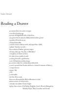 Cover page: Reading a Drawer