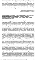 Cover page: Book Review: Filipino Studies: Palimpsests of Nation and Diaspora