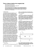 Cover page: Theory of plasma injection into a magnetic field