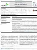 Cover page: Internal Oblique and Transversus Abdominis Muscle Fatigue Induced by Slumped Sitting Posture after 1 Hour of Sitting in Office Workers