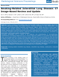 Cover page: Smoking-Related Interstitial Lung Disease: CT Image-Based Review and Update