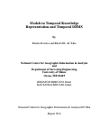 Cover page: Models in Temporal Knowledge Representation and Temporal DBMS (90-8)