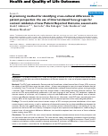 Cover page: A promising method for identifying cross-cultural differences in patient perspective: the use of Internet-based focus groups for content validation of new patient reported outcome assessments.