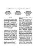 Cover page: A New Approach to the Study of Subitizing as Distinct Enumeration Processing